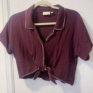 Wilfred Free Tie-Front Blouse